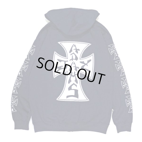 画像2: [Jay Adams]-Original Cross Logo Zip Hood-Navy- (2)