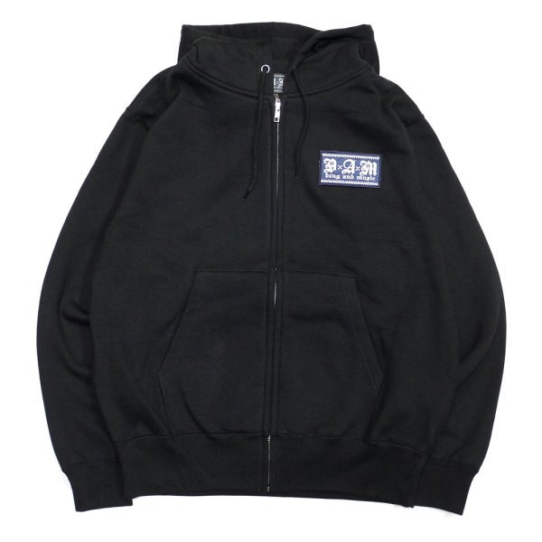 画像1: [DxAxM]-KLASSIC ZIP HOODIE-BLACK/NAVY/H.GRY (1)