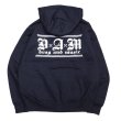 画像4: [DxAxM]-KLASSIC ZIP HOODIE-BLACK/NAVY/H.GRY (4)