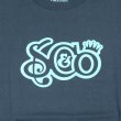 画像2: [SLIP&Co.]-LOGO TEE-Denim Blue- (2)