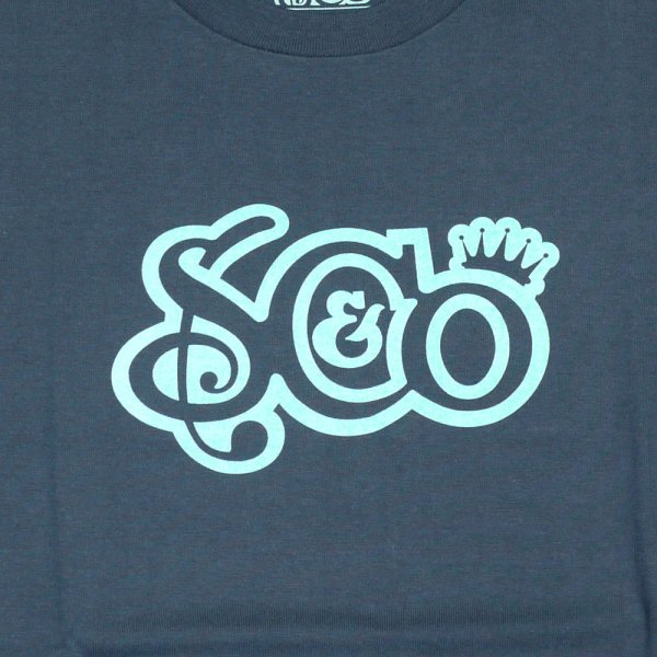 画像2: [SLIP&Co.]-LOGO TEE-Denim Blue- (2)