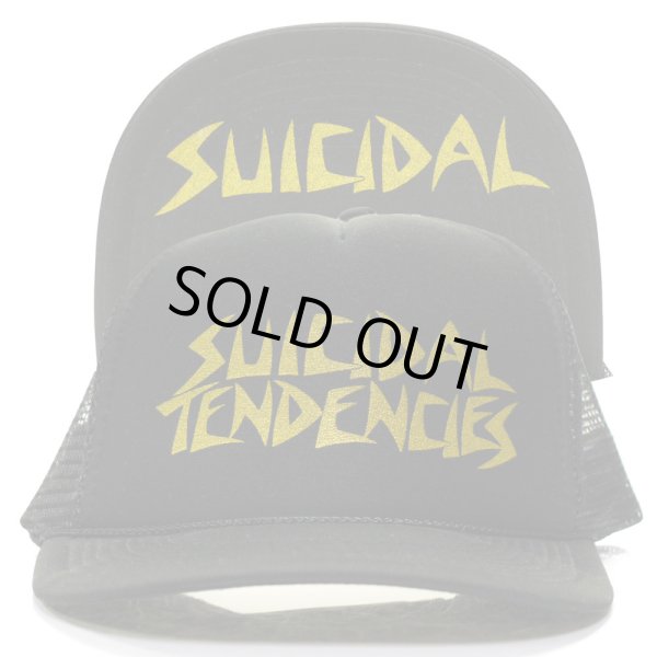 画像1: [SUICIDAL TENDENCIES]-Mesh Cap-BLACK/GOLD- (1)