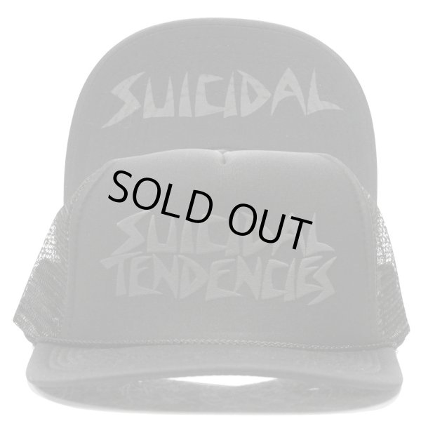 画像1: [SUICIDAL TENDENCIES]-Mesh Cap-BLACK/BLACK- (1)
