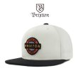 画像1: [BRIXTON]-SPEEDWAY SNAPBACK-OFF WHITE/BLACK- (1)