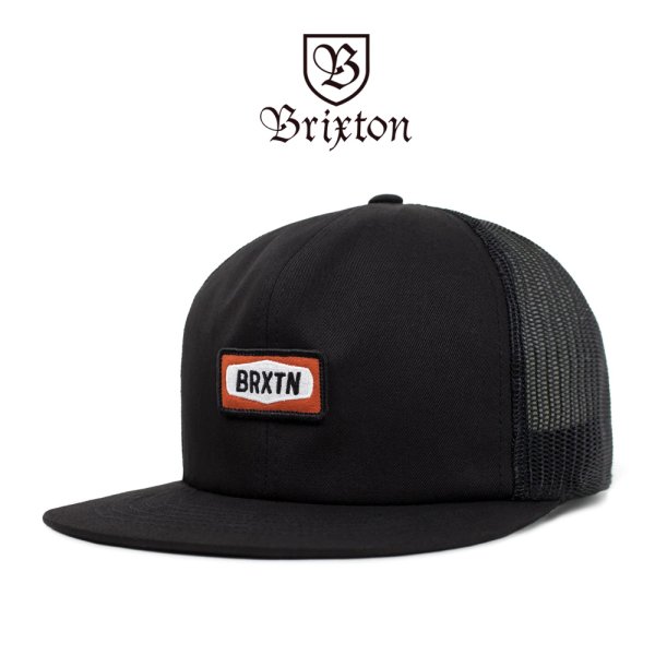 画像1: [BRIXTON]-ROCKFORD MESH CAP-BLACK- (1)