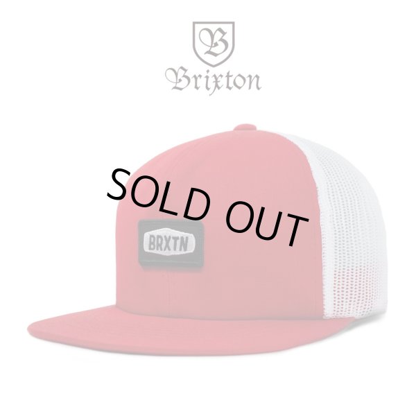 画像1: [BRIXTON]-ROCKFORD MESH CAP-RED/WHITE- (1)