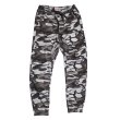 画像4: [NEO BLUE]-7627 Camo Black Denim Jogger Pants - (4)