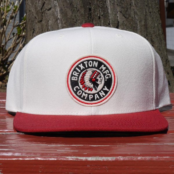 画像2: [BRIXTON]-RIVAL SNAPBACK-OFF WHITE/BRICK- (2)