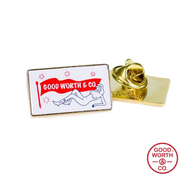 画像1: [GOOD WORTH]-Jane Fondle Logo Pin- (1)