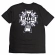 画像1: [DOGTOWN]-Cross Logo S/S Tee-BLACK- (1)