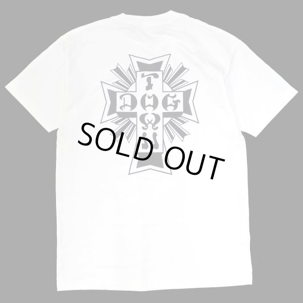 画像1: [DOGTOWN]-Cross Logo S/S Tee-WHITE- (1)