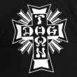 画像3: [DOGTOWN]-Cross Logo S/S Tee-BLACK- (3)