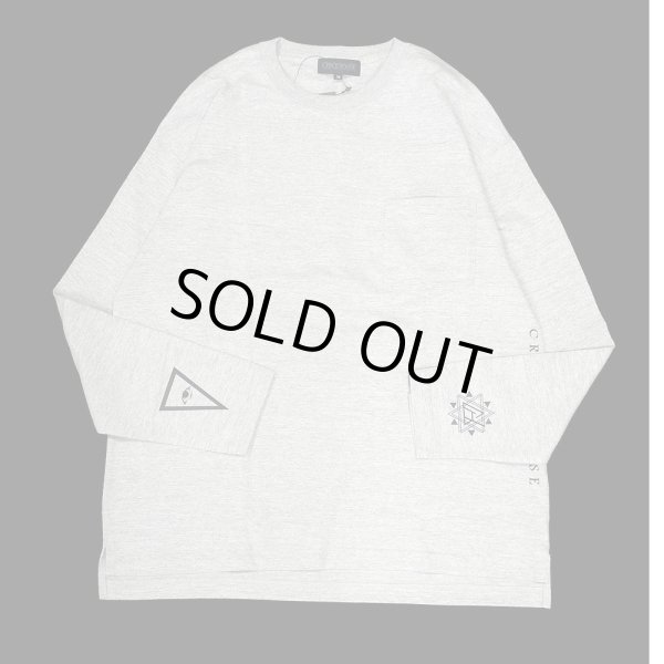 画像2: [CRACKHOUSE]-Lenz x CH LongSleeve Tee-GRAY- (2)