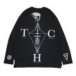 画像1: [CRACKHOUSE]-Lenz x CH LongSleeve Tee-BLACK- (1)