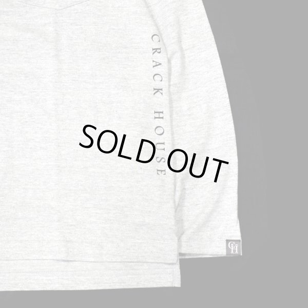 画像3: [CRACKHOUSE]-Lenz x CH LongSleeve Tee-GRAY- (3)