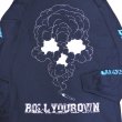 画像3: [DxAxM]-ROLL YOUR OWN L/S Tee-NAVY- (3)