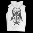 画像1: [DxAxM]-Satanism Sleeve Less Zip Parka-GRY- (1)