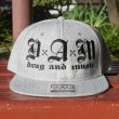 画像1: [DxAxM]-KLASSiC SNAPBACK CAP-H.GRY- (1)