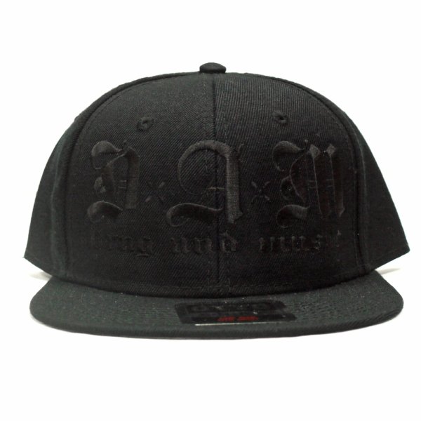 画像1: [DxAxM]-KLASSiC SNAPBACK CAP-BKxBKxBK- (1)