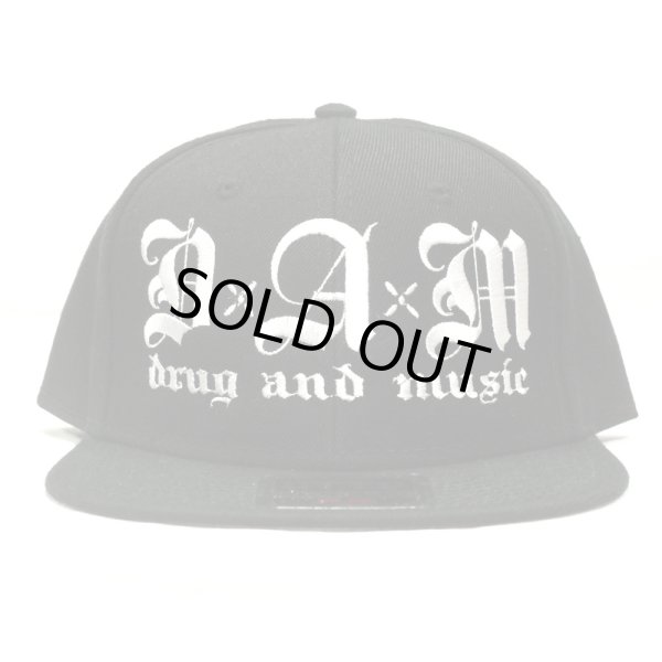 画像1: [DxAxM]-KLASSiC SNAPBACK CAP-BKxBKxWHT- (1)