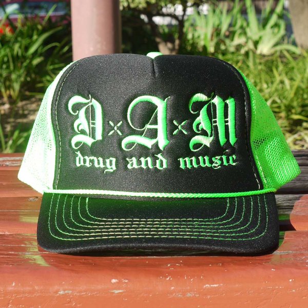 画像1: [DxAxM]-KLASSiC MESH CAP-NEON GREEN- (1)