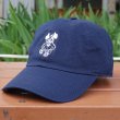 画像1: [DxAxM]-DOG 6 Panel Cap-NAVY- (1)