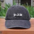 画像2: [DxAxM]-LOGO 6 Panel Cap-Denim Black- (2)