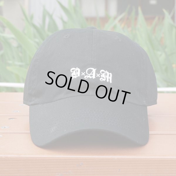 画像2: [DxAxM]-LOGO 6 Panel Cap-BLACK- (2)