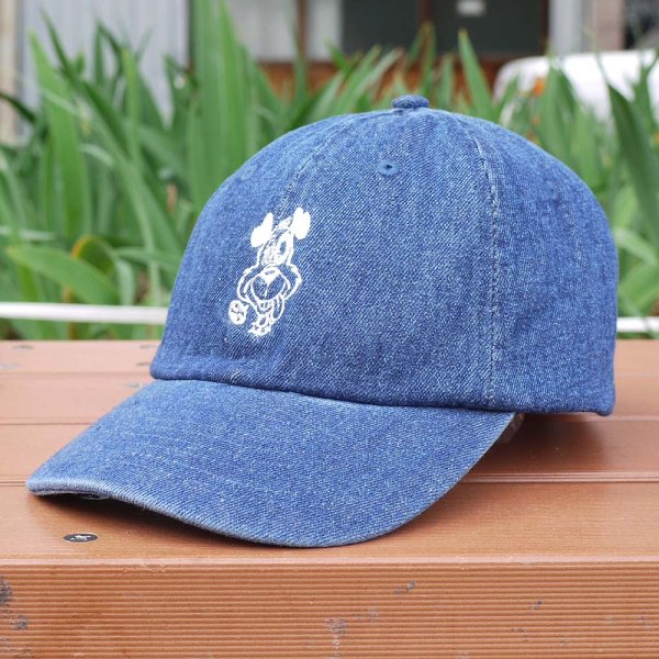 画像1: [DxAxM]-DOG 6 Panel Cap-Denim Blue- (1)