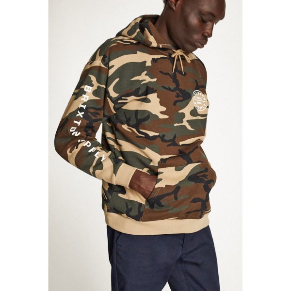 画像1: [BRIXTON]-OATH II INTL HOOD-CAMO- (1)