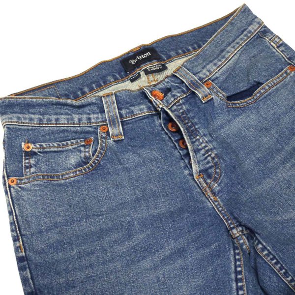 画像4: [Brixton]-RESERVE 5-POCKET DENIM PANT-WORN INDIGO- (4)