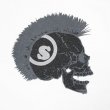 画像3: [seedleSs]-Mohican Skull L/S tee-white- (3)