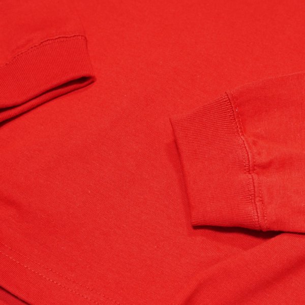 画像5: [seedleSs]-Mohican Skull L/S tee-red- (5)