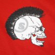 画像3: [seedleSs]-Mohican Skull L/S tee-red- (3)