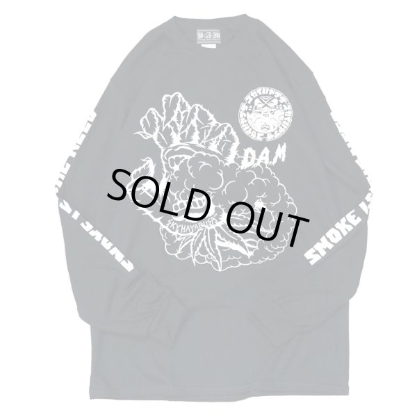 画像2: [DxAxM YAZANE MANABU]-スカイハヤブサ L/S Tee- (2)