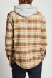 画像4: [BRIXTON]-BOWERY HOOD L/S FLANNEL-COPPER/NATURAL- (4)