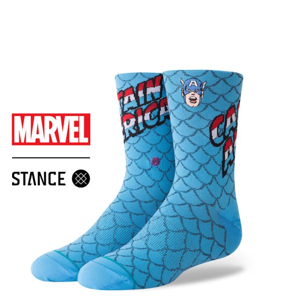 画像1: [STANCE KIDS]-MERVEL-CAPTAIN AMERICA KIDS- (1)