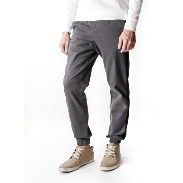 画像1: [NEO BLUE]-7642 CHARCOAL STRIPE JOGGERS- (1)