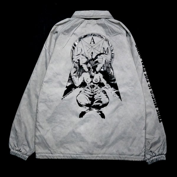 画像1: [DxAxM]-SATANISM OIL WASH JACKET-GREY- (1)