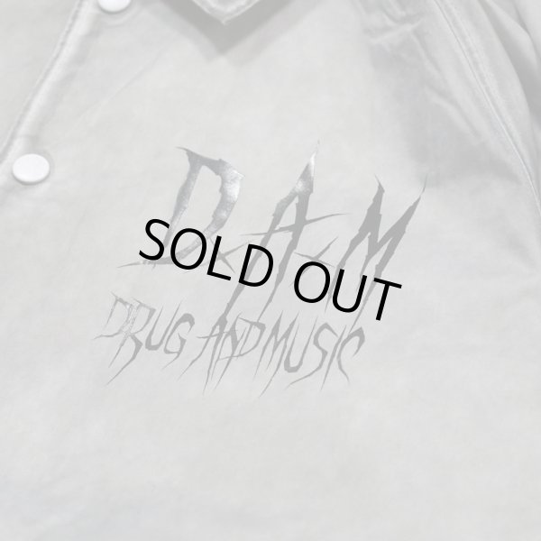 画像3: [DxAxM]-SATANISM OIL WASH JACKET-GREY- (3)