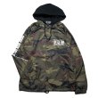 画像2: [DxAxM]-WEED SKULL FLEECE HOODIE JACKET-CAMO- (2)