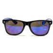 画像2: [DxAxM]-CROSS TOY SUNGLASSES-BKxBLU/Blue Mirror- (2)