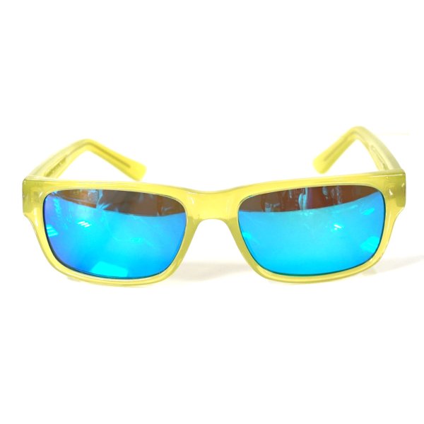 画像2: -SALE-[BLACK FLYS]-Mc Fly-NEON GREEN/SMOKE BLUE REVO MIRROR- (2)