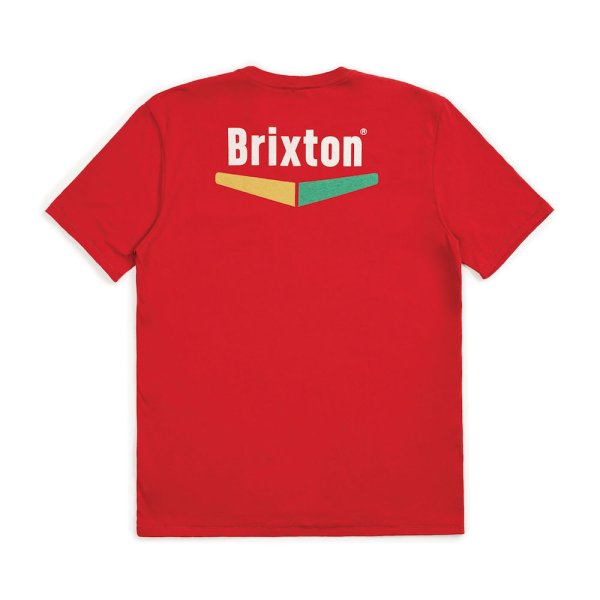 画像2: [BRIXTON]-VELOCITY S/S POCKET-SCARLET- (2)