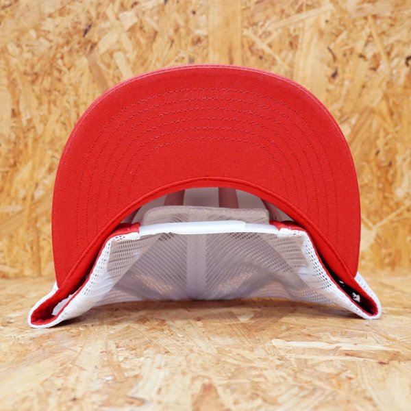 画像3: [BRIXTON]-ROCKFORD MESH CAP-RED/WHITE- (3)