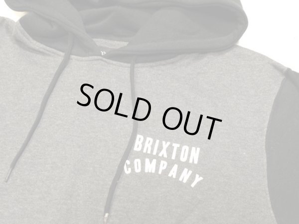 画像3: -40%off-[Brixton]-WOODBURN HOOD FLEECE-H CCL/BK- (3)