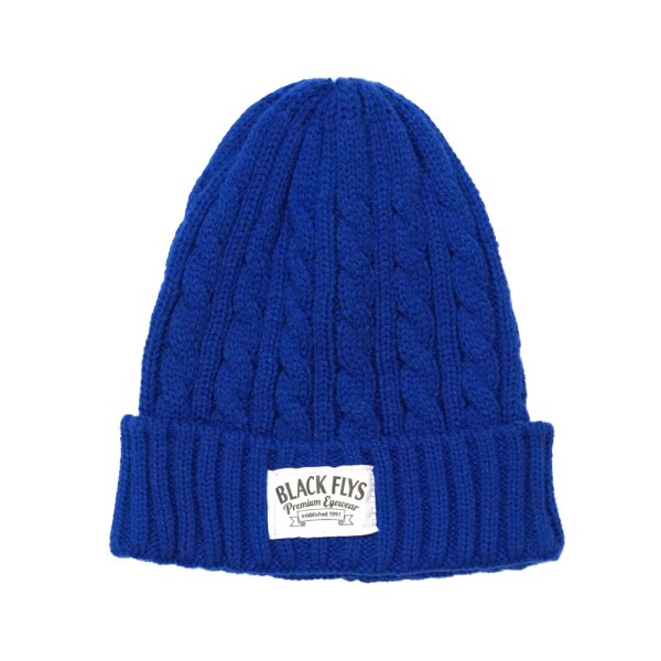 画像2: [BLACK FLYS]-PREMIUM CABLE KNIT-ROYAL- (2)