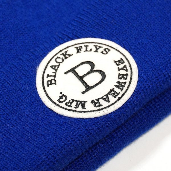 画像3: [BLACK FLYS]-CIRCLE KNIT CAP-ROYAL- (3)