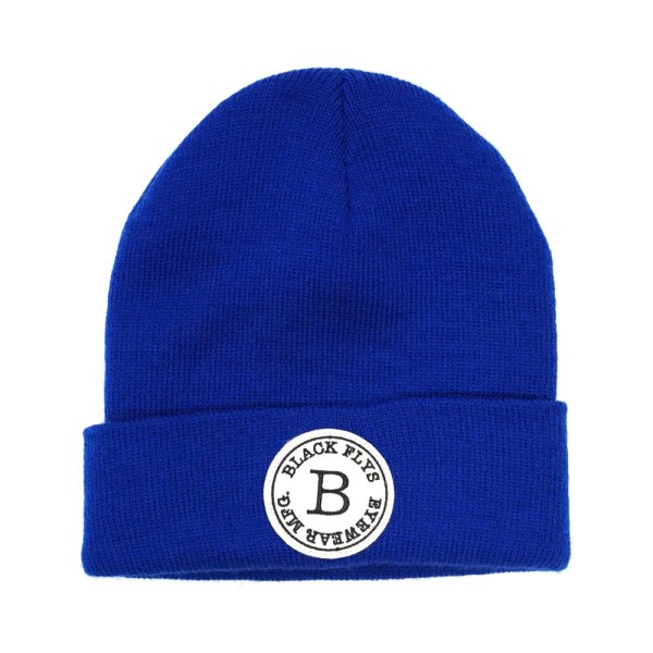 画像2: [BLACK FLYS]-CIRCLE KNIT CAP-ROYAL- (2)
