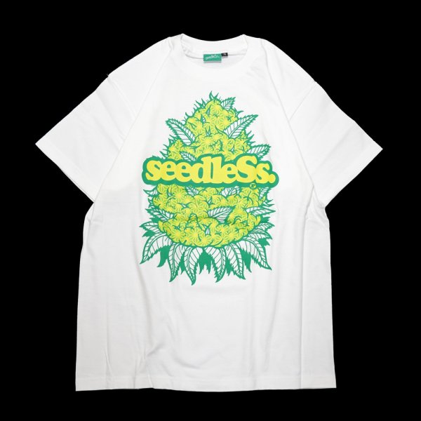 画像1: [seedleSs]-budz ins Tシャツ-white- (1)